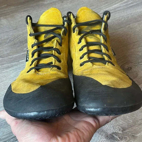 Saltic Outdoor Winter ExtasyFix Barefoot Hiking Boot Mustard Yellow Men 10 EU 43