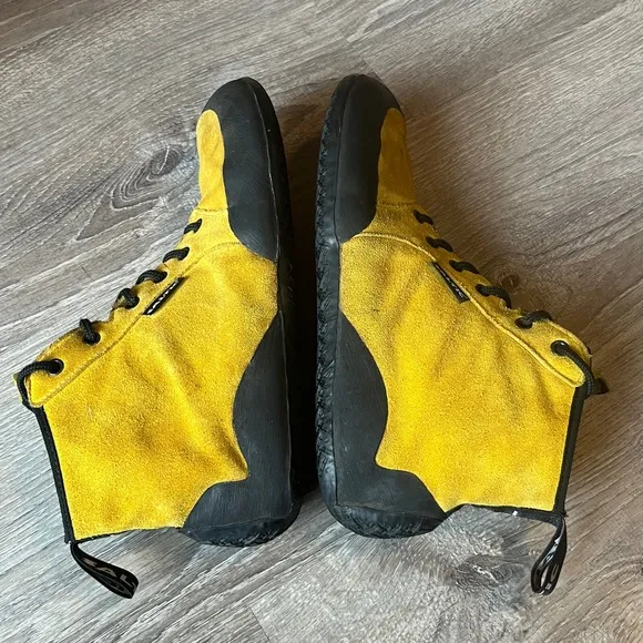 Saltic Outdoor Winter ExtasyFix Barefoot Hiking Boot Mustard Yellow Men 10 EU 43