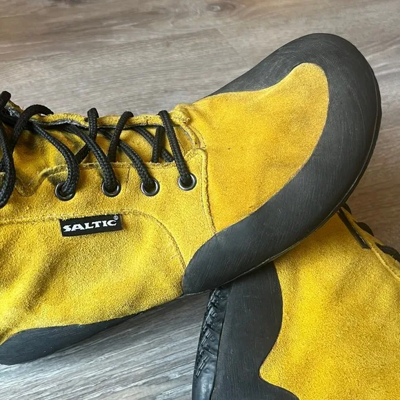 Saltic Outdoor Winter ExtasyFix Barefoot Hiking Boot Mustard Yellow Men 10 EU 43