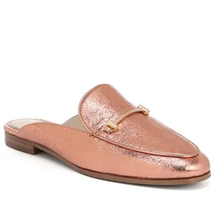 SAM EDELMAN Laurna Mules Rose Gold‎ Pink Shoes Size 6 Leather Casual Work Fall