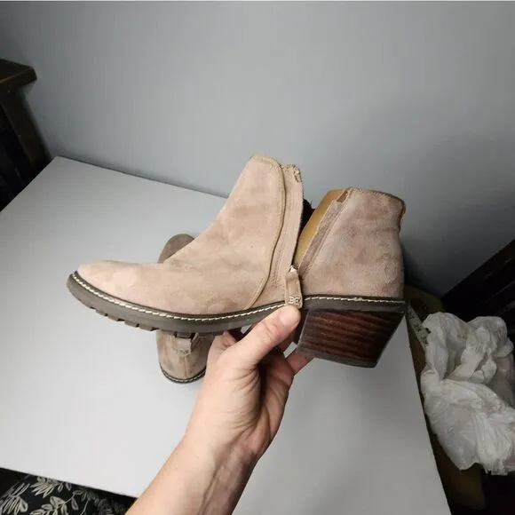 Sam Edelman New York Size 9 Pryce Cashmere Beige Ankle Booties B5068L