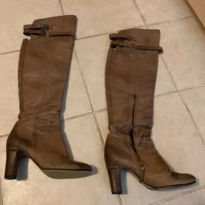 Sam Edelman taupe over the knee boots leather 8.5