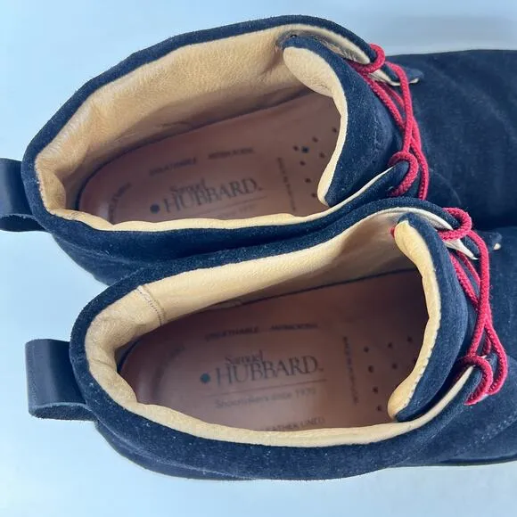 Samuel Hubbard Ankle Chukka Boots Men's 8.5 Black Suede Low Round Toe M1400-018