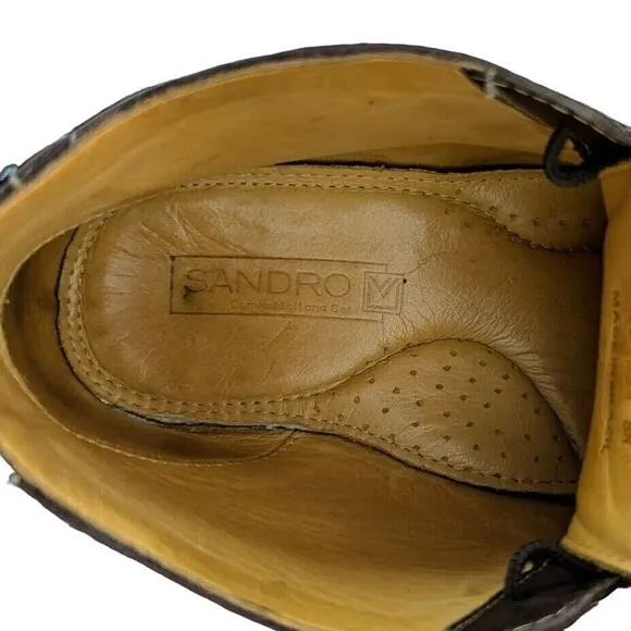 Sandro Moscoloni Leather Chukka Boot Men 10 Brazil Heritage Classic Professional