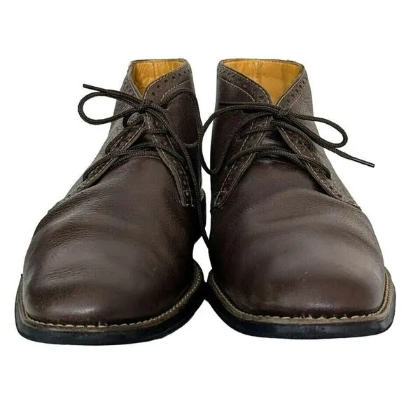 Sandro Moscoloni Leather Chukka Boot Men 10 Brazil Heritage Classic Professional