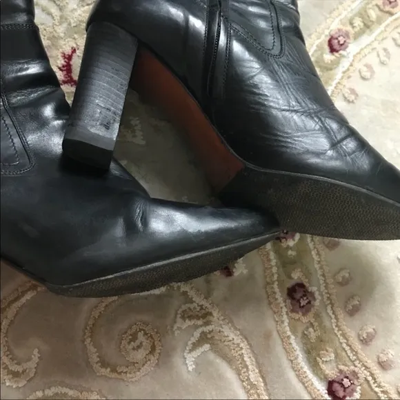 Santoni women fur boots