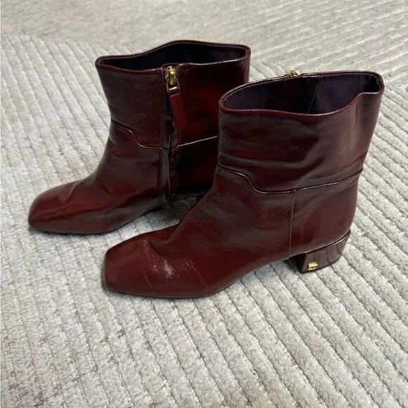 Sarto Flexa Fabiene Bootie Burgundy Size 9