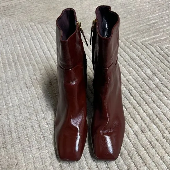 Sarto Flexa Fabiene Bootie Burgundy Size 9