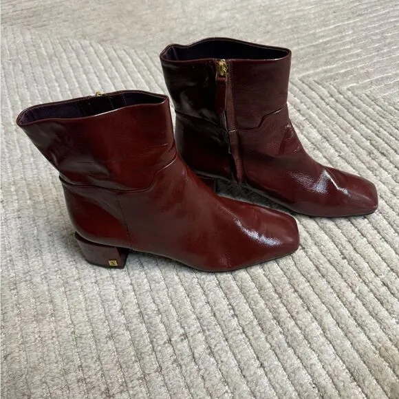 Sarto Flexa Fabiene Bootie Burgundy Size 9