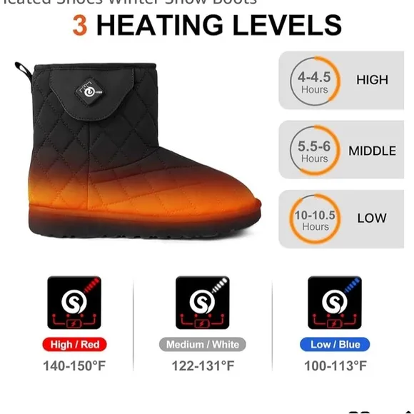 SAVIOR HEAT Heated Boots Unisex New in Box