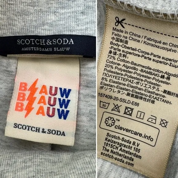 Scotch &amp; Soda Color Block Sweat Shirt Dress