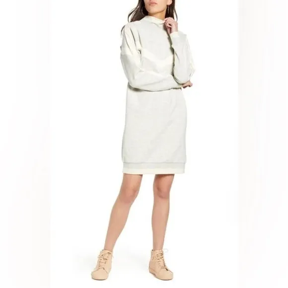 Scotch &amp; Soda Color Block Sweat Shirt Dress