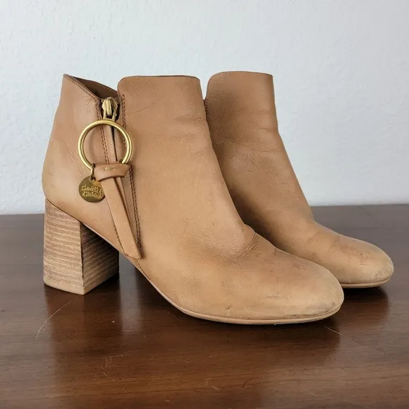 See By Chloe Louise Medium Ankle Boot Bootie 38.5/ 8.5