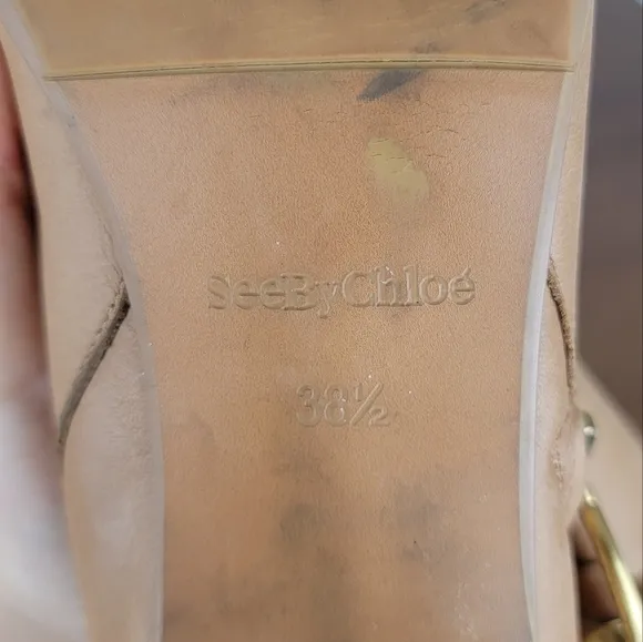 See By Chloe Louise Medium Ankle Boot Bootie 38.5/ 8.5