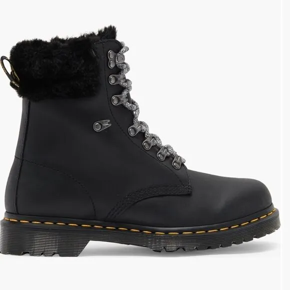 Serena Faux Fur Lined Lug Sole Boots