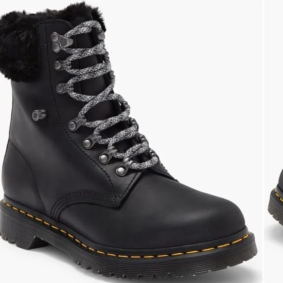 Serena Faux Fur Lined Lug Sole Boots