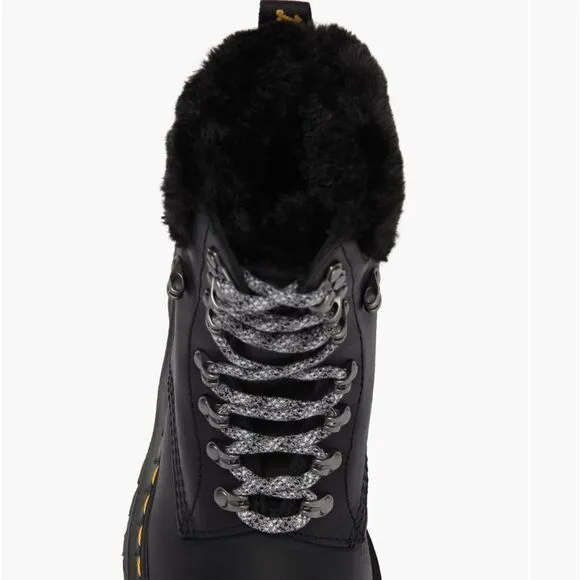 Serena Faux Fur Lined Lug Sole Boots
