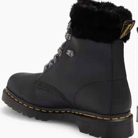 Serena Faux Fur Lined Lug Sole Boots