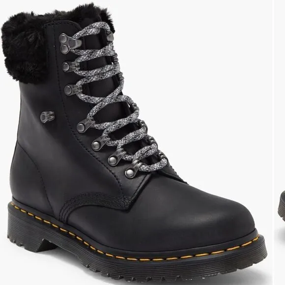 Serena Faux Fur Lined Lug Sole Boots