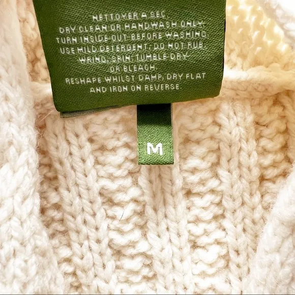 Shannon Woolen Mills Ireland Aran Waistcoat Vest | MEDIUM