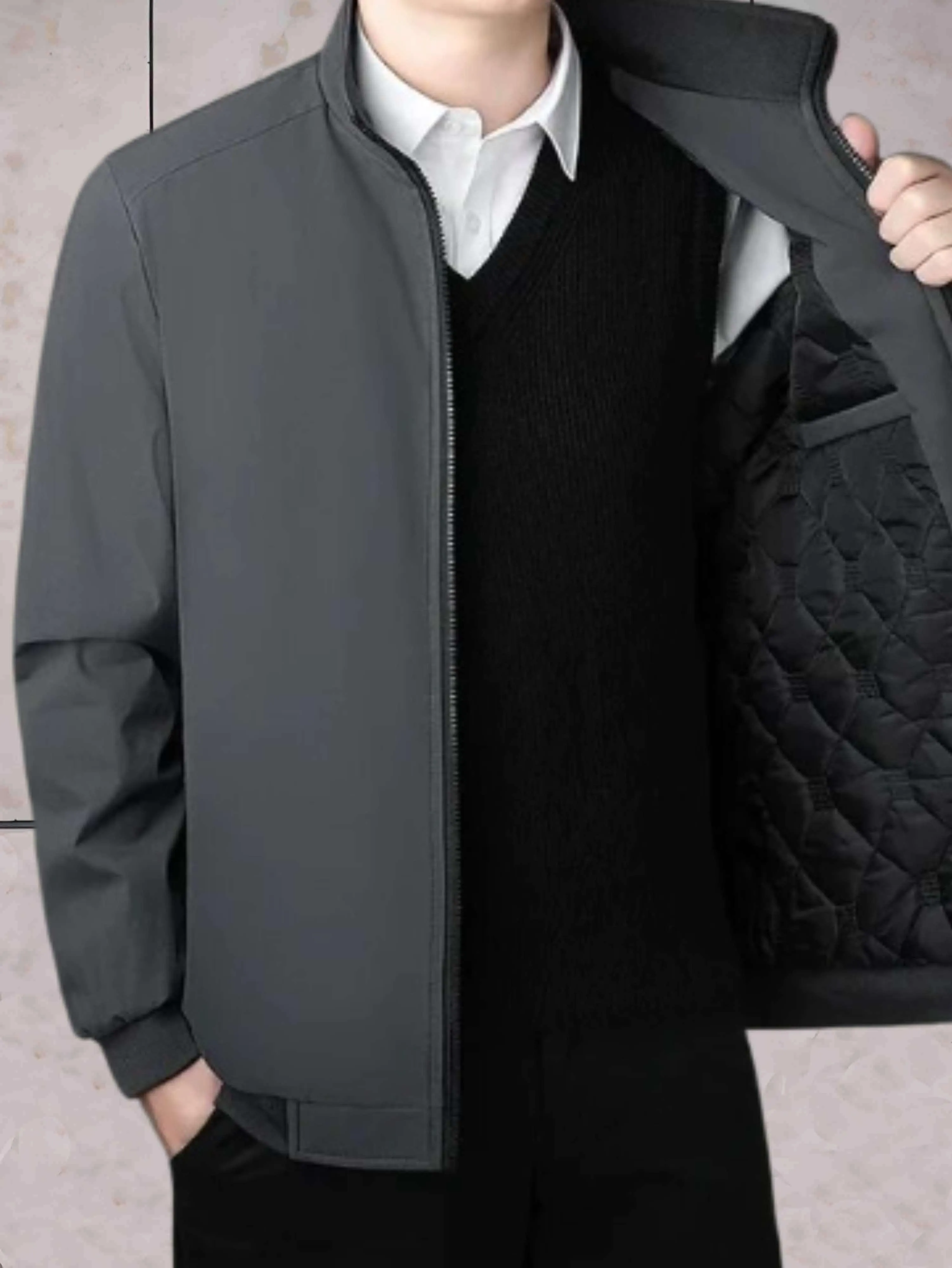 Silas - Stylish Thick Puffer Jacket for Men