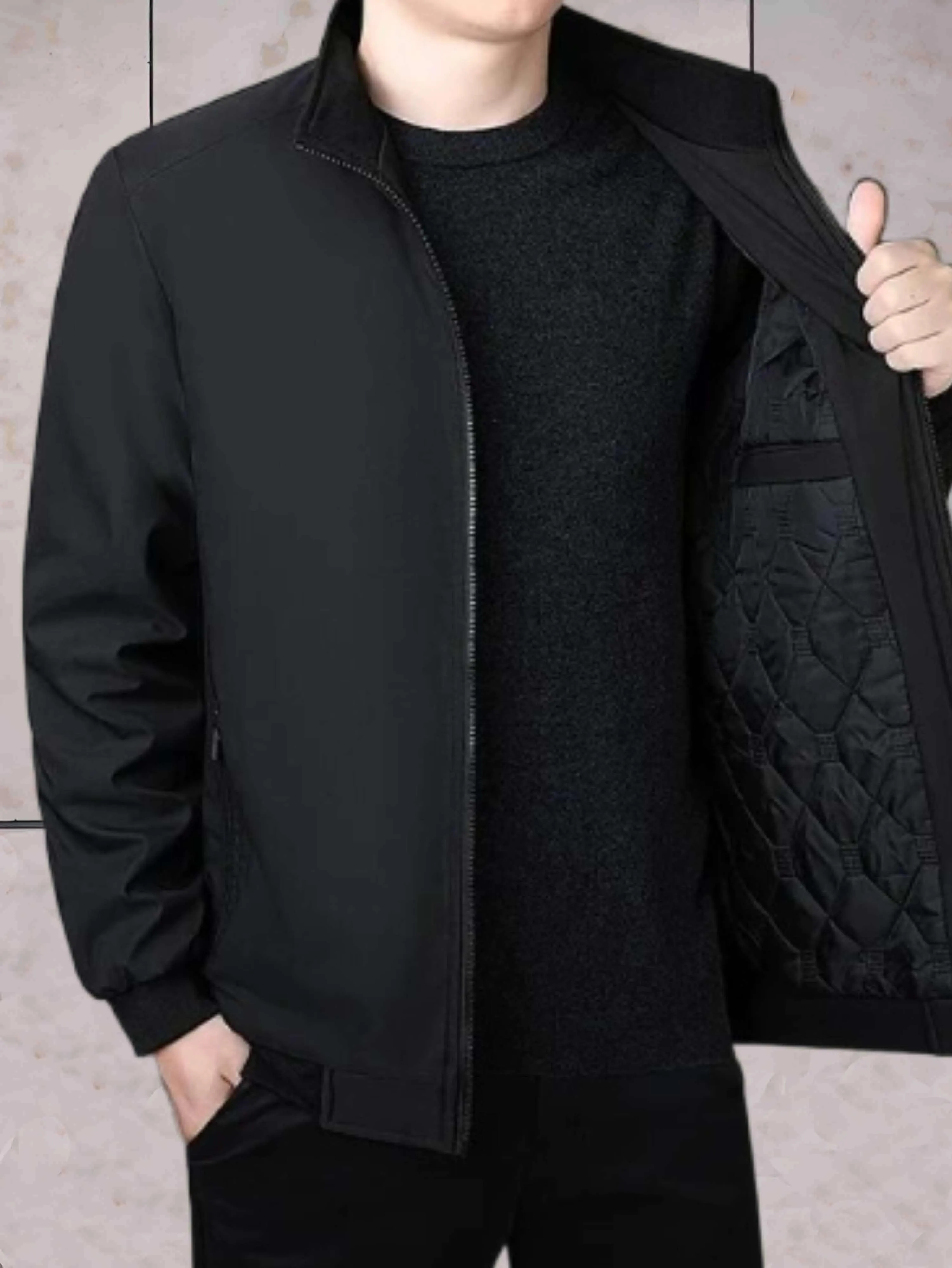 Silas - Stylish Thick Puffer Jacket for Men