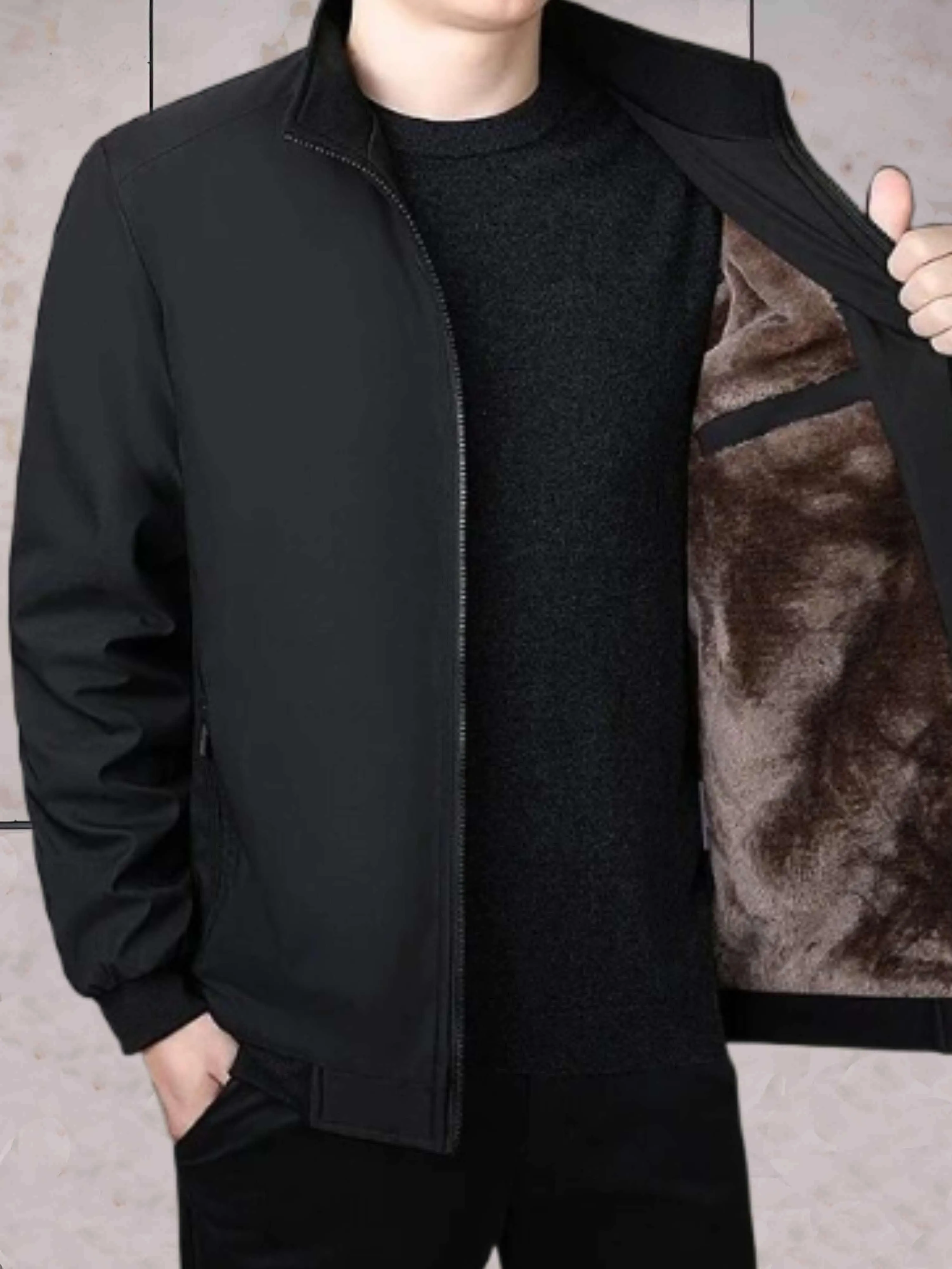 Silas - Stylish Thick Puffer Jacket for Men
