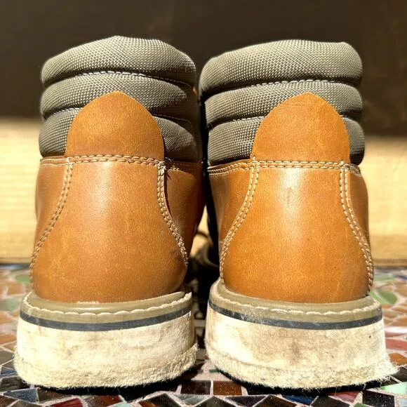 Simms Wading Shoe Fishing Boots Lace Up Leather Comfort Outdoor Brown US 7