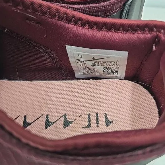 Size 7 - Nike Air Max Dia Winter Night Maroon Shoes
