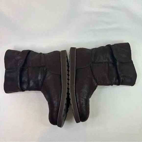 Skechers Australia Keepsakes Faux Leather Brown Boots 10