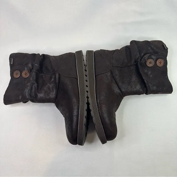 Skechers Australia Keepsakes Faux Leather Brown Boots 10