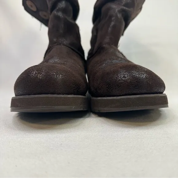 Skechers Australia Keepsakes Faux Leather Brown Boots 10