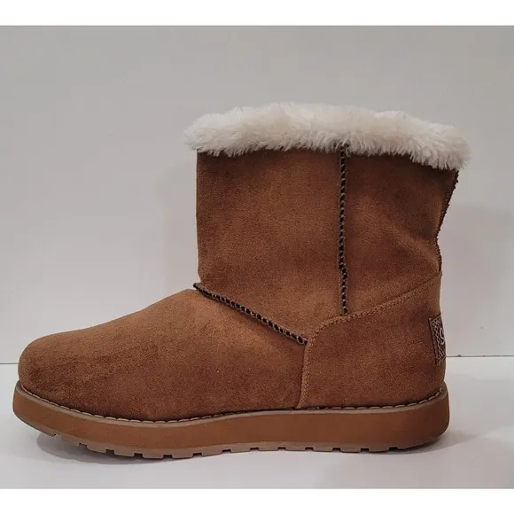 Skechers Keepsakes Tribute Fur Fringe Comfort Women's Boots Sz.6,5