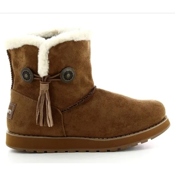 Skechers Keepsakes Tribute Fur Fringe Comfort Women's Boots Sz.6,5
