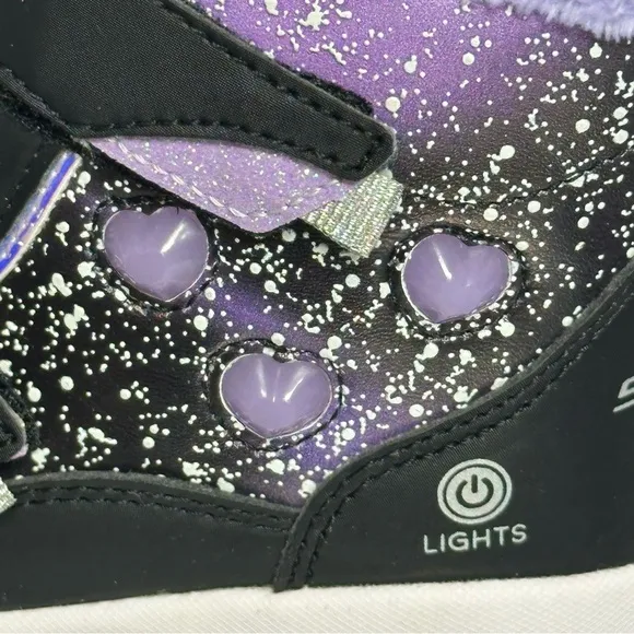 Skechers Kids Girl Size 12 Storm Blazer Waterproof S-Lights Boots Light Up