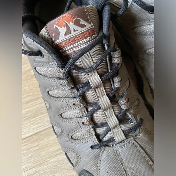Skechers Terrabite Dellga Memory Foam Outdoor Hiking Boots Shoe 51847 Men's 14