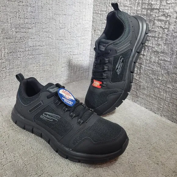 Skechers Work Cessnock SR Men's Size 9 US Wide Slip-Resistant Work Shoes 77188W