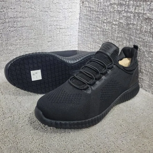 Skechers Work RF Cessnock SR Men's Size 9 US Black Slip Resistant Shoes 77188