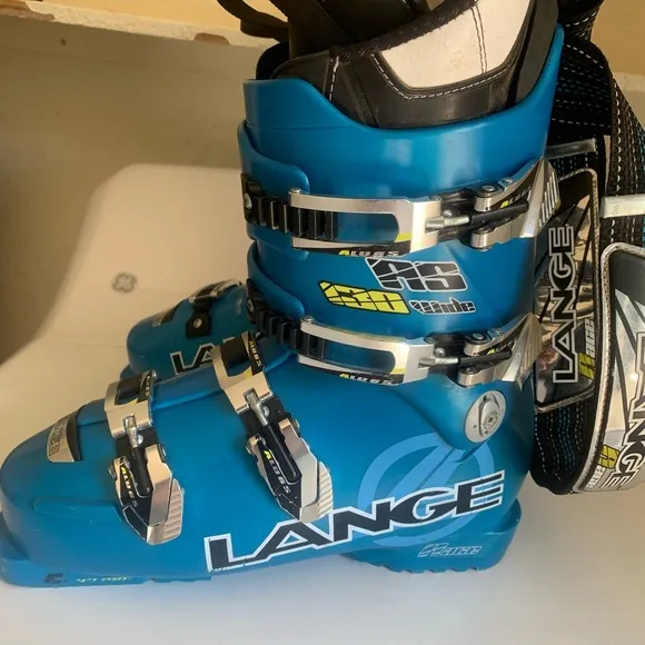 Ski boots.