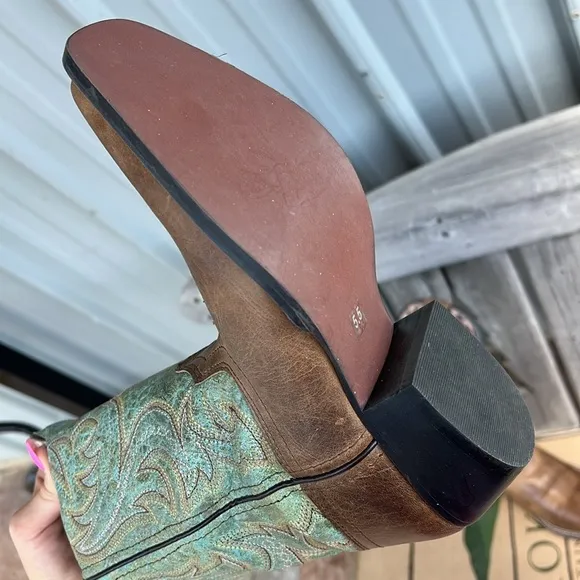 Smoky Mountain Cowboy Boot Western Leather Cowgirl Wilma Turquoise