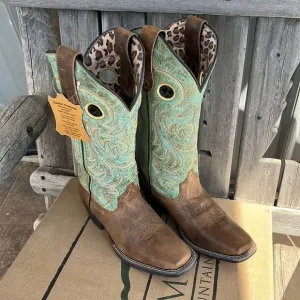 Smoky Mountain Cowboy Boot Western Leather Cowgirl Wilma Turquoise