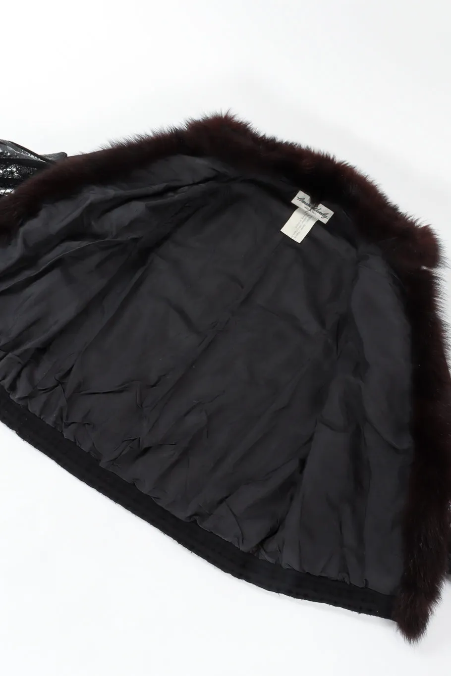 Snake Leather Fur Jacket