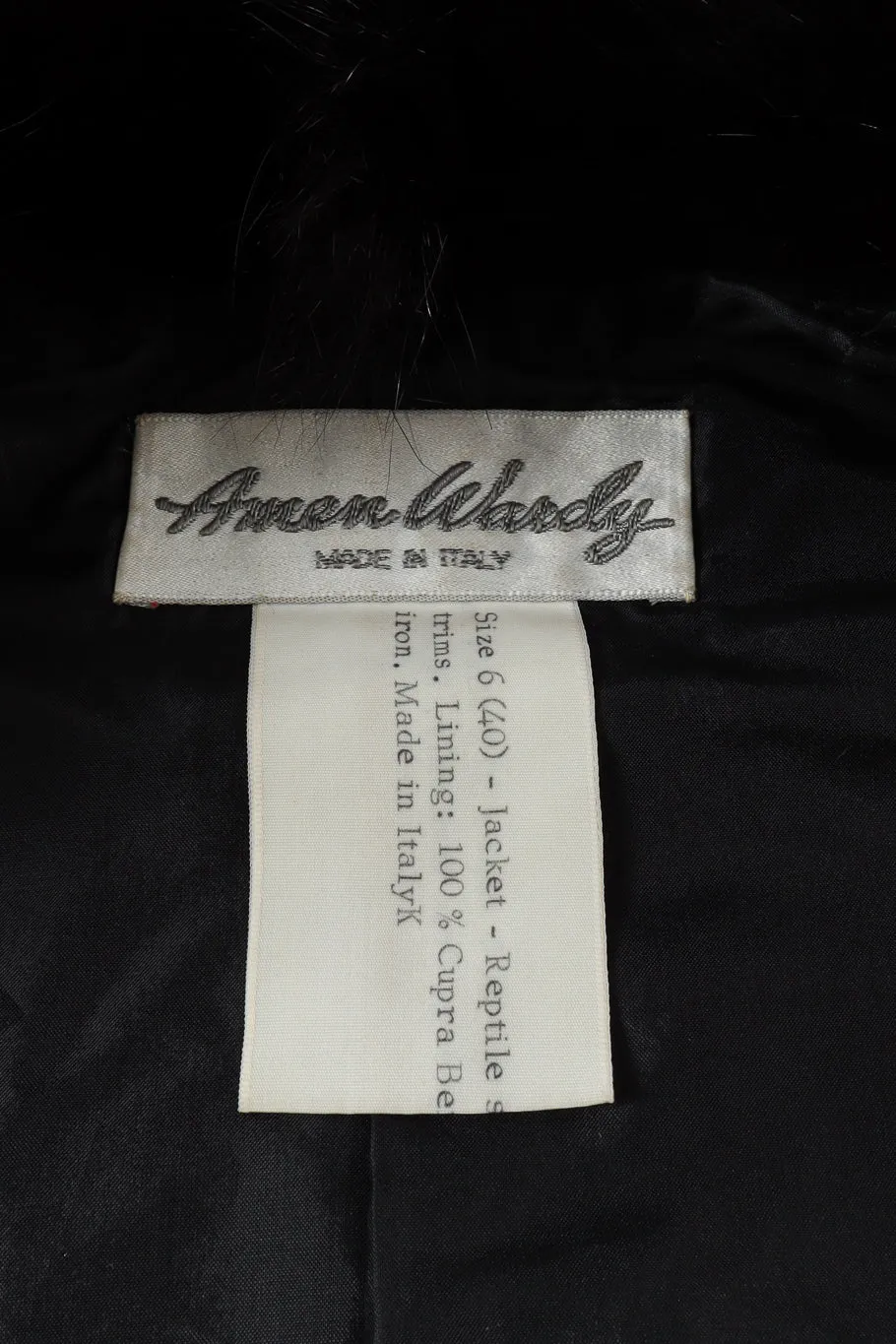 Snake Leather Fur Jacket
