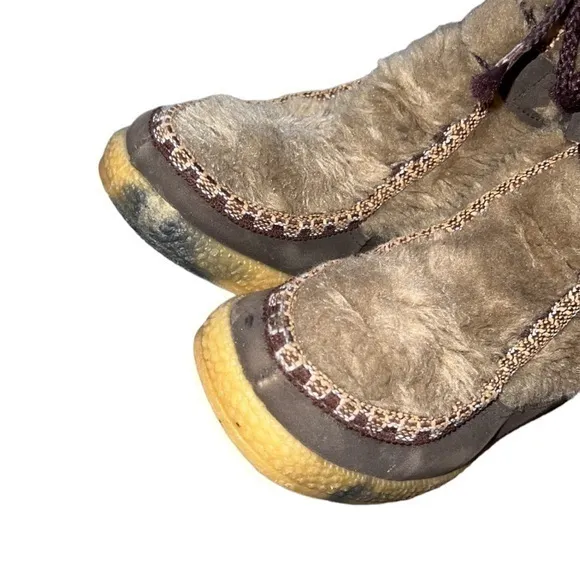 Snowland Vintage Lace Up‎ Mid-Calf Winter Boots