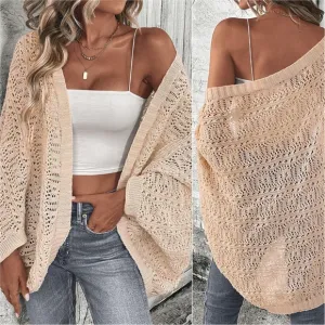 Soft Breezes Open Front Cardigan