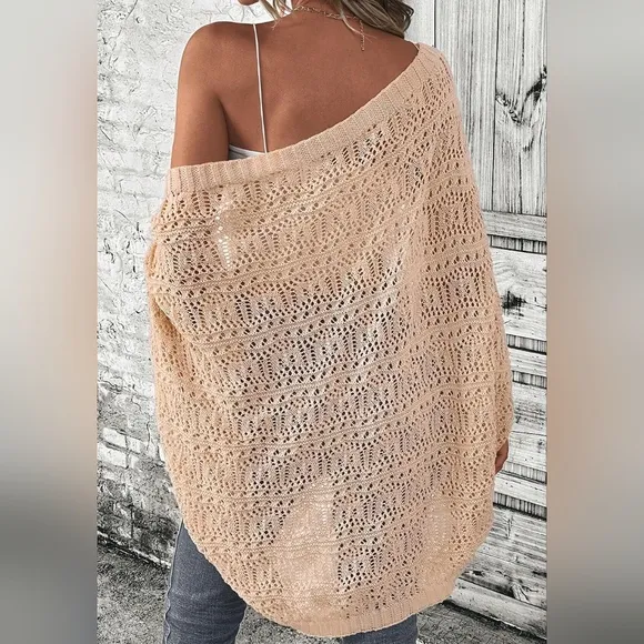 Soft Breezes Open Front Cardigan