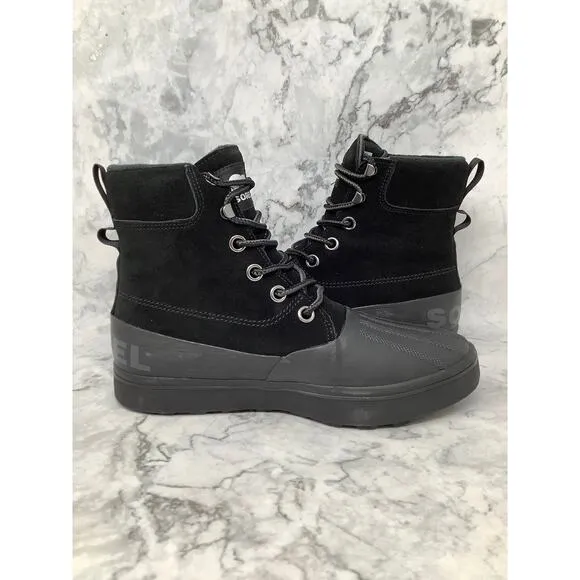 Sorel 10 Black/Jet Cheyanne Metro II Waterproof Boots Insulated Lace Up BR9-12