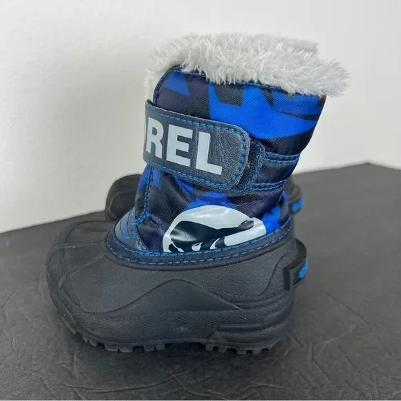 SOREL Baby/Toddler Camo Snow Commander Lined Insulated Waterproof  Boots