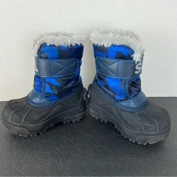 SOREL Baby/Toddler Camo Snow Commander Lined Insulated Waterproof  Boots