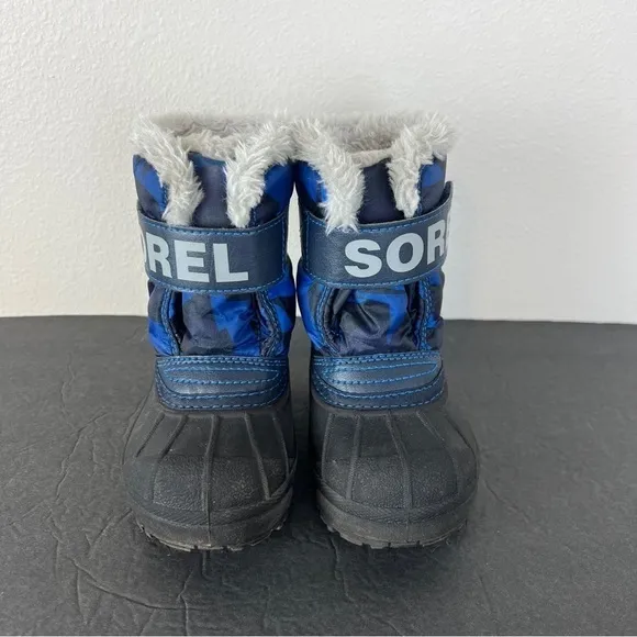 SOREL Baby/Toddler Camo Snow Commander Lined Insulated Waterproof  Boots